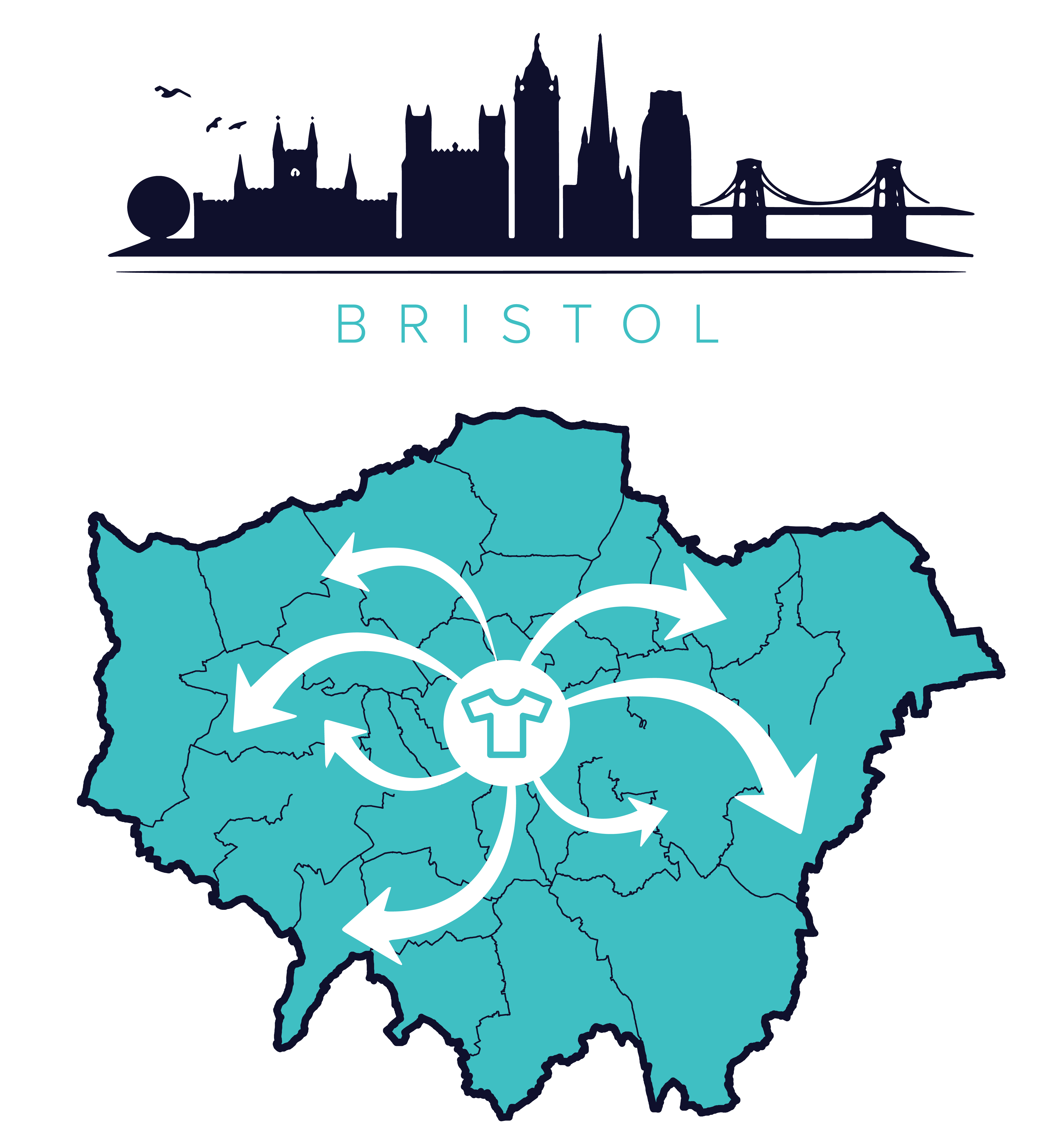 Printed and personalised T-shirts all around Bristol