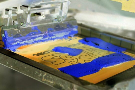 Detailed screen printing process